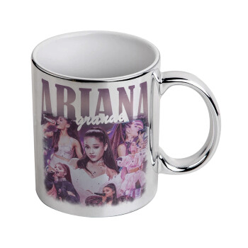 Ariana Grande, Mug ceramic, silver mirror, 330ml