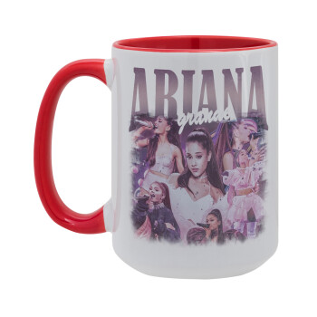 Ariana Grande, Κούπα Mega 15oz, κεραμική Κόκκινη, 450ml