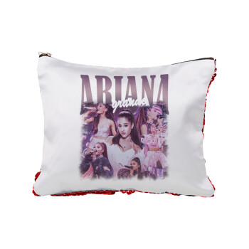 Ariana Grande, Τσαντάκι νεσεσέρ με πούλιες (Sequin) Κόκκινο