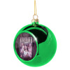 Green Christmas tree ornament ball 8cm