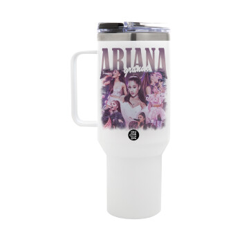 Ariana Grande, Mega Stainless steel Tumbler with lid, double wall 1,2L