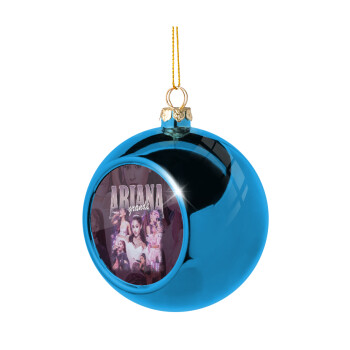 Ariana Grande, Χριστουγεννιάτικη μπάλα δένδρου Μπλε 8cm