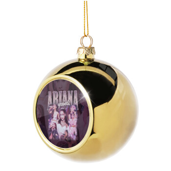 Ariana Grande, Golden Christmas tree ball ornament 8cm