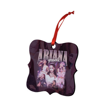 Ariana Grande, Χριστουγεννιάτικο στολίδι polygon ξύλινο 7.5cm