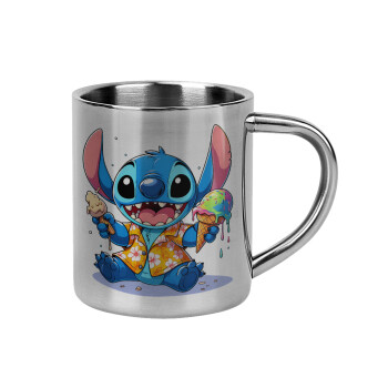 Stitch Ice cream, Mug Stainless steel double wall 300ml