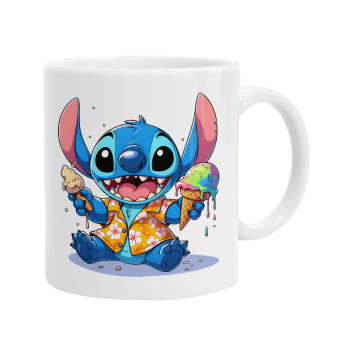 Stitch Ice cream, Ceramic coffee mug, 330ml (1pcs)