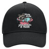 Adult Ultimate Hat BLACK, (100% COTTON DRILL, ADULT, UNISEX, ONE SIZE)