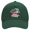 Adult Ultimate Hat GREEN, (100% COTTON DRILL, ADULT, UNISEX, ONE SIZE)