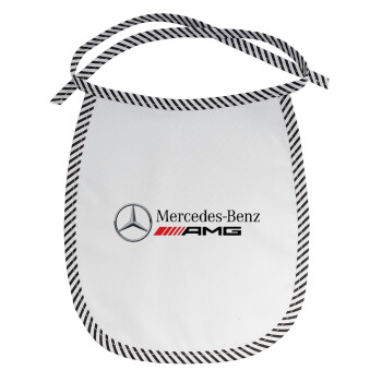AMG Mercedes, Σαλιάρα μωρού αλέκιαστη με κορδόνι Μαύρη