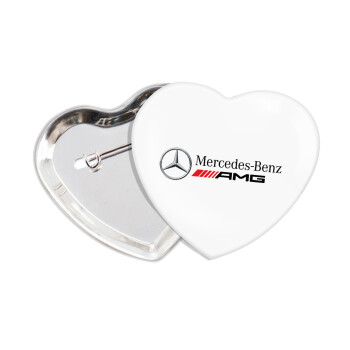 AMG Mercedes, Κονκάρδα παραμάνα καρδιά (57x52mm)