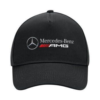 AMG Mercedes, Adult Ultimate Hat BLACK, (100% COTTON DRILL, ADULT, UNISEX, ONE SIZE)