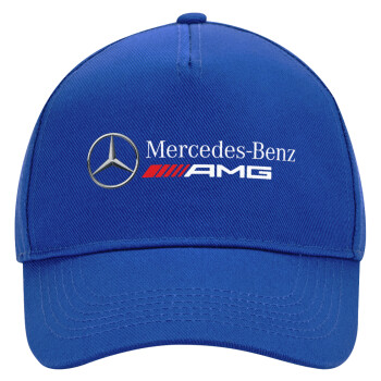 AMG Mercedes, Ultimate Adult Hat BLUE, (100% COTTON DRILL, ADULT, UNISEX, ONE SIZE)