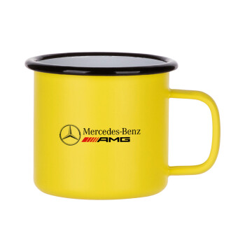 AMG Mercedes, Κούπα Μεταλλική εμαγιέ ΜΑΤ Κίτρινη 360ml