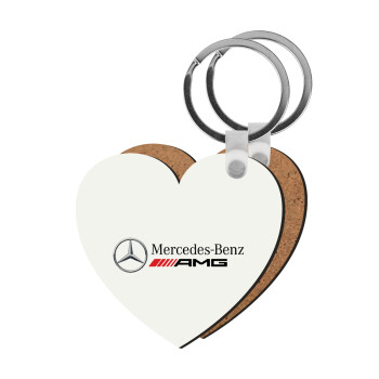 AMG Mercedes, Μπρελόκ Ξύλινο καρδιά MDF