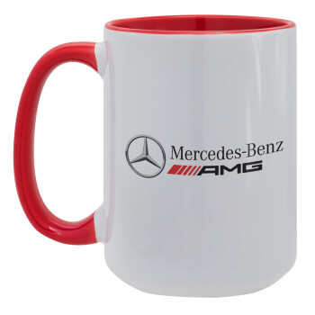 AMG Mercedes, Κούπα Mega 15oz, κεραμική Κόκκινη, 450ml