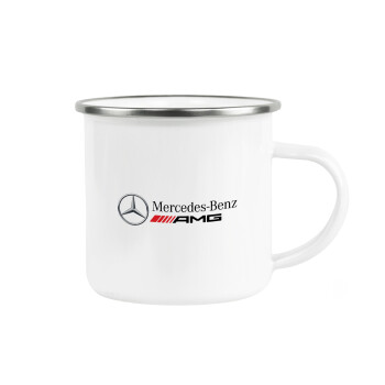 AMG Mercedes, Metallic enamel cup white 360ml