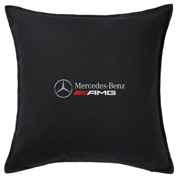 AMG Mercedes, Sofa cushion black 50x50cm includes filling