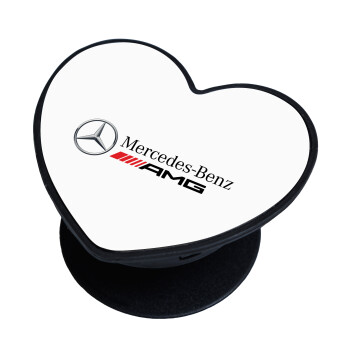 AMG Mercedes, Phone Holders Stand  καρδιά Μαύρο Βάση Στήριξης Κινητού στο Χέρι