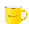 Yellow Enamel Metallic Cup 360ml