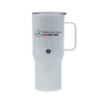 AMG Mercedes, Mega Stainless steel Tumbler with lid, double wall 750L