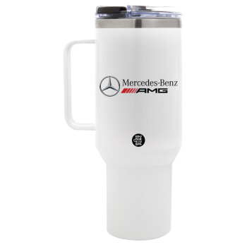 AMG Mercedes, Mega Stainless steel Tumbler with lid, double wall 1,2L