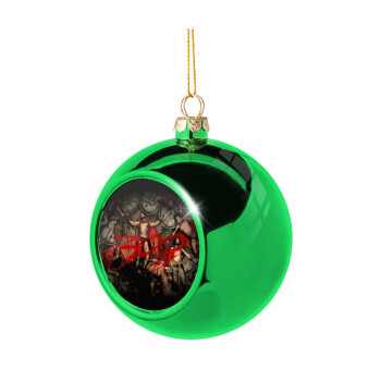 300 the spartans, Green Christmas tree ornament ball 8cm