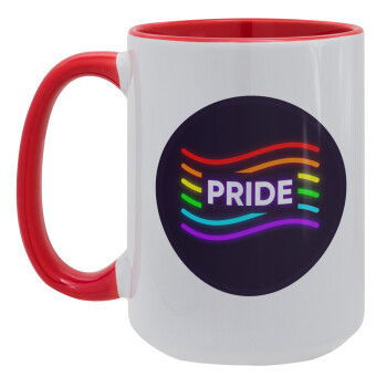 Pride , Κούπα Mega 15oz, κεραμική Κόκκινη, 450ml