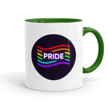 Pride , Mug colored green, ceramic, 330ml