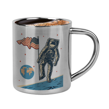 The first man on the moon, Double-wall metal cup for espresso (220ml)