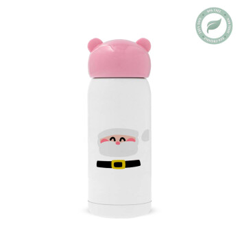 Simple Santa, Pink stainless steel thermal flask, 320ml