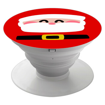 Simple Santa, Phone Holders Stand  White Hand-held Mobile Phone Holder