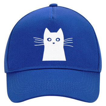 Black Cat, Ultimate Adult Hat BLUE, (100% COTTON DRILL, ADULT, UNISEX, ONE SIZE)