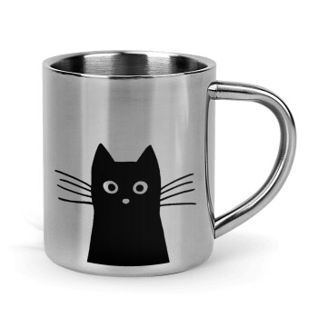 Black Cat, Mug Stainless steel double wall 300ml
