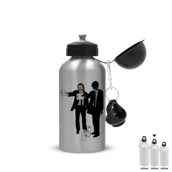 Pulp Fiction 3 meter away, Metallic water jug, Silver, aluminum 500ml