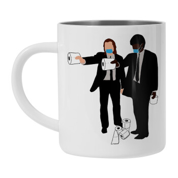 Pulp Fiction 3 meter away, Mug Stainless steel double wall 300ml