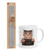 Easter Set, Ceramic Cup (330ml) & Easter aromatic flat candle (30cm) (GRAY)