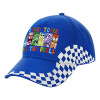 Adult Ultimate BLUE RACING Cap, (100% COTTON DRILL, ADULT, UNISEX, ONE SIZE)