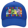 Ultimate Adult Hat BLUE, (100% COTTON DRILL, ADULT, UNISEX, ONE SIZE)