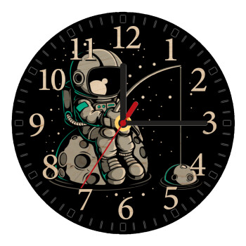Αστροναύτης ψαρεύει στο διάστημα, Ρολόι τοίχου ξύλινο plywood (20cm)