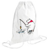 Backpack pouch GYMBAG white (28x40cm)