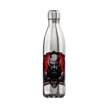 God of war, Μεταλλικό παγούρι θερμός Inox (Stainless steel), διπλού τοιχώματος, 750ml