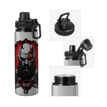 God of war, Metallic water bottle with safety cap, 850ml aluminum