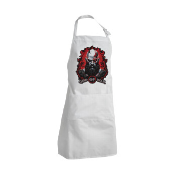 God of war, Adult Chef Apron (with sliders and 2 pockets)