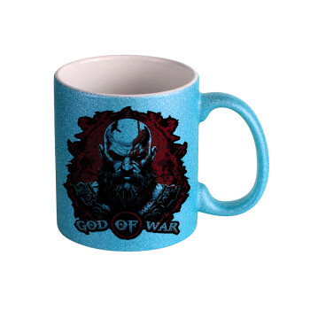 God of war, Κούπα Σιέλ Glitter που γυαλίζει, κεραμική, 330ml