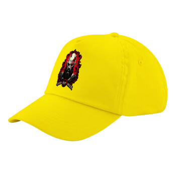 God of war, Child's Baseball Cap, 100% Cotton Twill, Yellow (COTTON, CHILD, UNISEX, ONE SIZE)