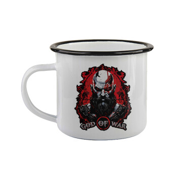 God of war, Κούπα εμαγιέ με μαύρο χείλος 360ml