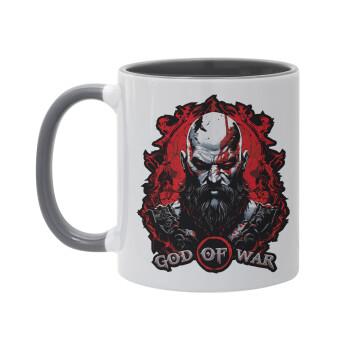 God of war, Mug colored grey, ceramic, 330ml