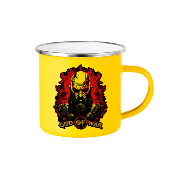 God of war, Yellow Enamel Metallic Cup 360ml