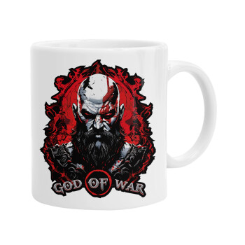 God of war, Ceramic coffee mug, 330ml (1pcs)