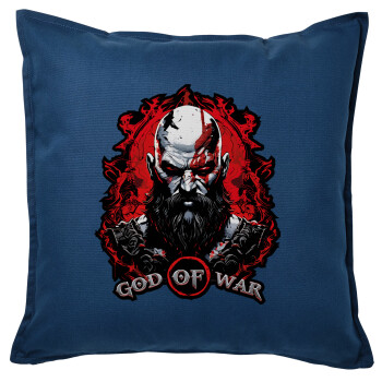 God of war, Sofa cushion Blue 50x50cm includes filling